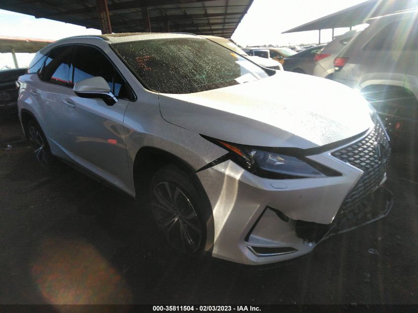 2022 LEXUS RX RX 450H VIN: 2T2HGMDA9NC092419
