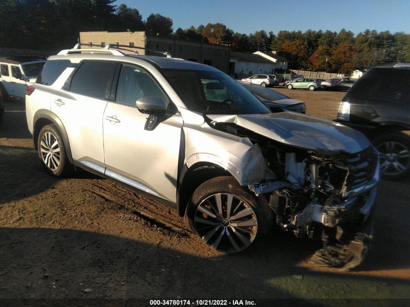2022 NISSAN PATHFINDER PLATINUM VIN: 5N1DR3DJ3NC236607
