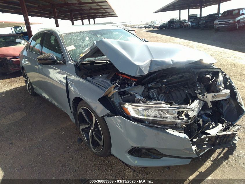 2022 HONDA ACCORD HYBRID SPORT VIN: 1HGCV3F23NA035711