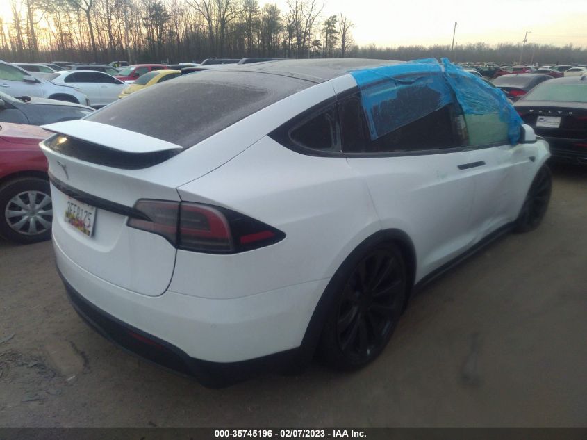 2022 TESLA MODEL X VIN: 7SAXCDE50NF360124