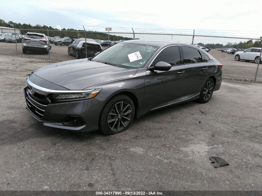 2021 HONDA ACCORD SEDAN EX-L VIN: 1HGCV1F53MA114583