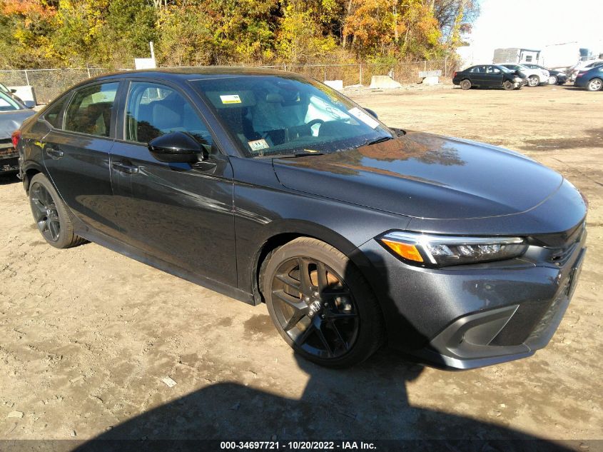 2022 HONDA CIVIC SEDAN SPORT VIN: 2HGFE2F59NH540154