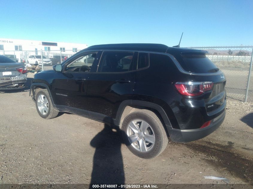 2022 JEEP COMPASS LATITUDE VIN: 3C4NJDBB6NT121084