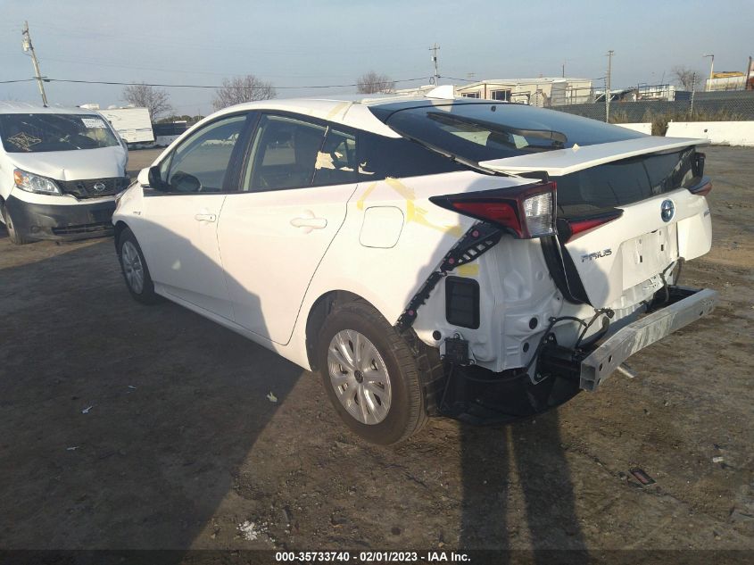 2021 TOYOTA PRIUS L VIN: JTDKAMFU0M3134308