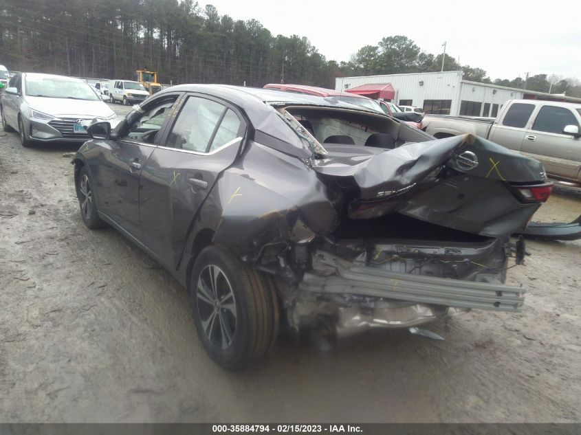 2022 NISSAN SENTRA SV VIN: 3N1AB8CVXNY240838