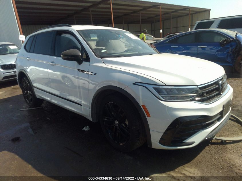 2022 VOLKSWAGEN TIGUAN SE R-LINE BLACK VIN: 3VVCB7AXXNM006034