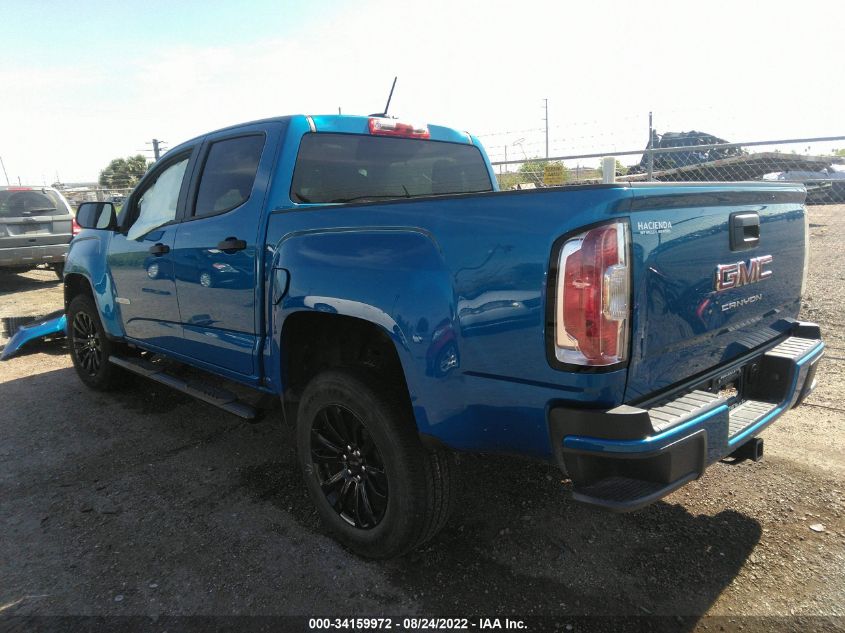 2021 GMC CANYON 2WD ELEVATION STANDARD VIN: 1GTG5BEA9M1138925