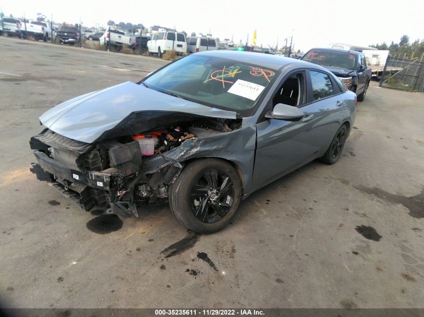 2023 HYUNDAI ELANTRA HYBRID BLUE VIN: KMHLM4AJ8PU033696