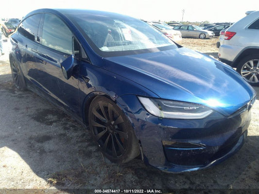 2022 TESLA MODEL X PLAID VIN: 7SAXCBE63NF342844