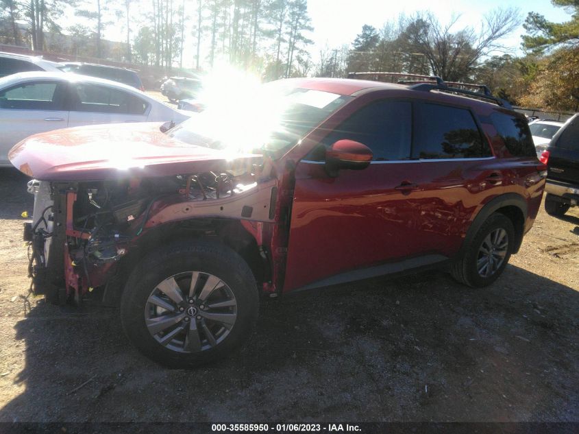 2022 NISSAN PATHFINDER SV VIN: 5N1DR3BA2NC235144