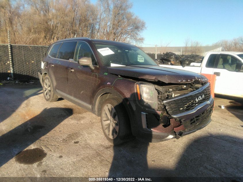 2022 KIA TELLURIDE EX VIN: 5XYP34HC9NG271801