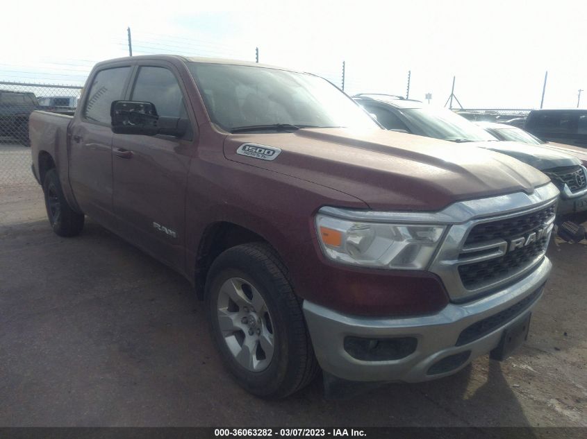 2022 RAM 1500 LONE STAR VIN: 1C6RREFT2NN113705