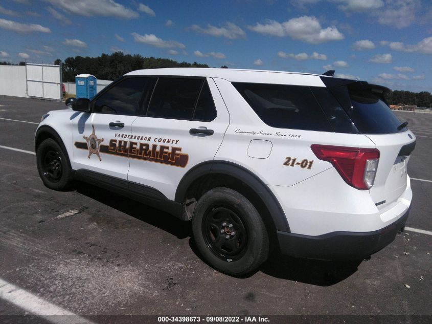 2021 FORD POLICE INTERCEPTOR VIN: 1FM5K8AB8MGA18723