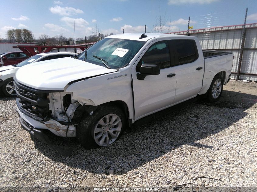2022 CHEVROLET SILVERADO 1500 CUSTOM VIN: 1GCPDBEK7NZ525259