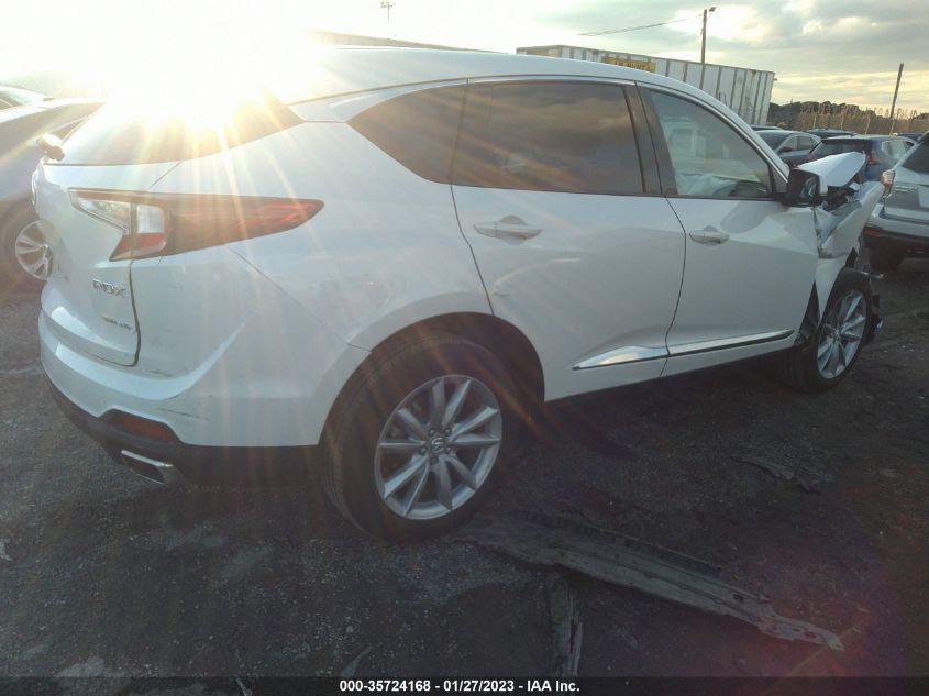 2022 ACURA RDX VIN: 5J8TC2H34NL002078