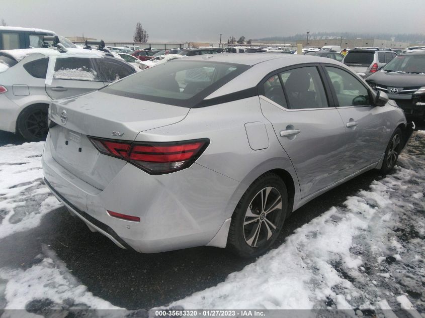 2021 NISSAN SENTRA SV VIN: 3N1AB8CV1MY225109