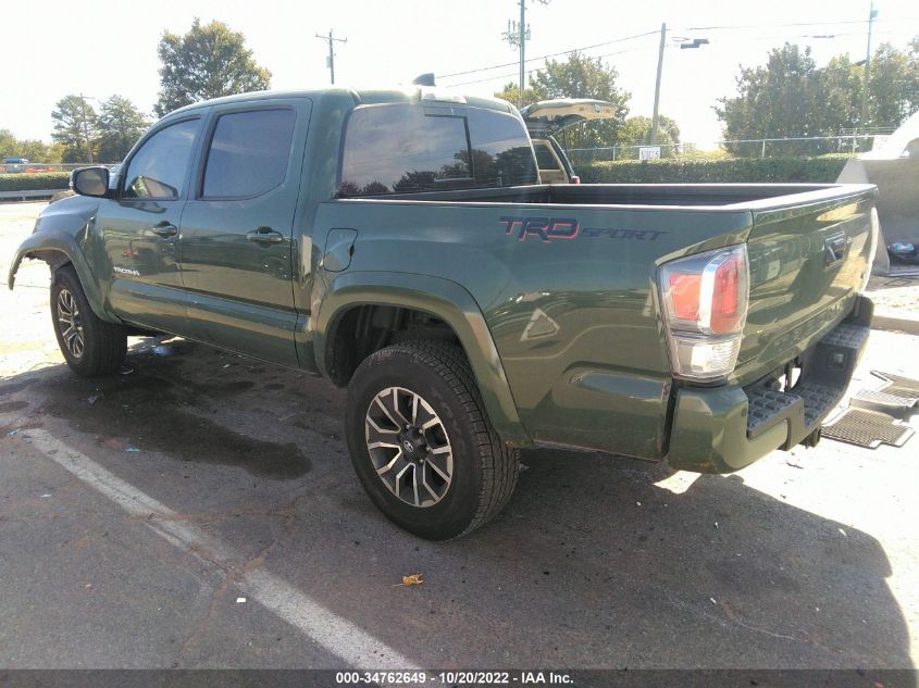 2022 TOYOTA TACOMA 2WD SR5/TRD SPORT VIN: 3TMAZ5CN3NM168248
