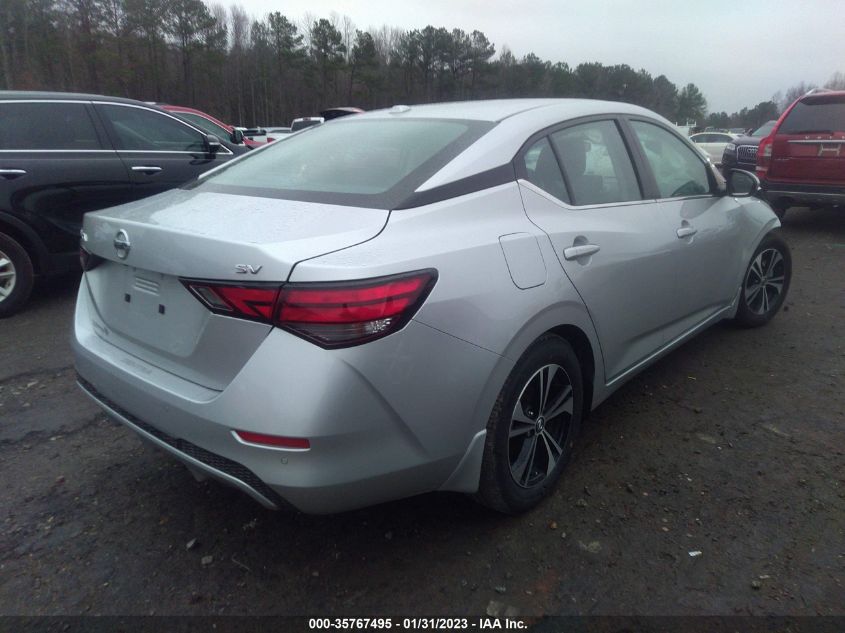 2022 NISSAN SENTRA SV VIN: 3N1AB8CVXNY258286