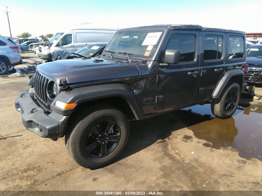 2022 JEEP WRANGLER UNLIMITED SPORT ALTITUDE VIN: 1C4HJXDN6NW195914