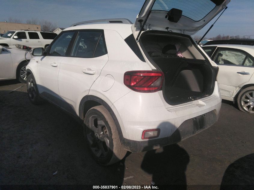 2022 HYUNDAI VENUE SEL VIN: KMHRC8A37NU201685