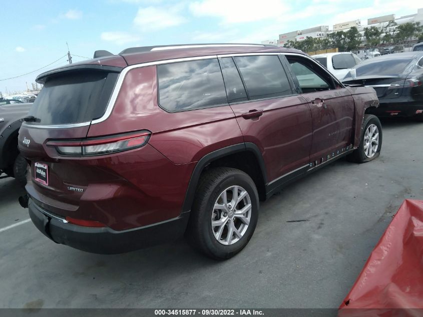 2022 JEEP GRAND CHEROKEE L LIMITED VIN: 1C4RJKBG5N8559210