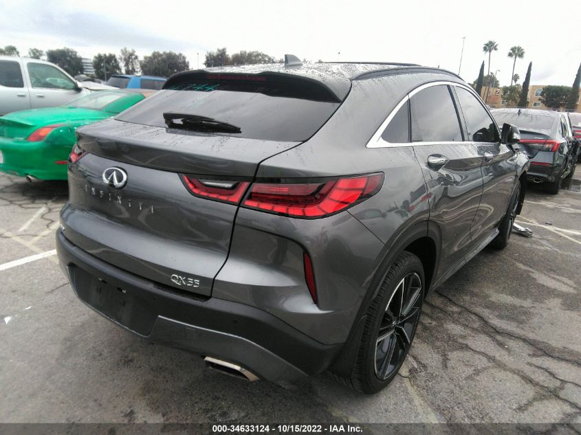 2022 INFINITI QX55 LUXE VIN: 3PCAJ5J32NF104277