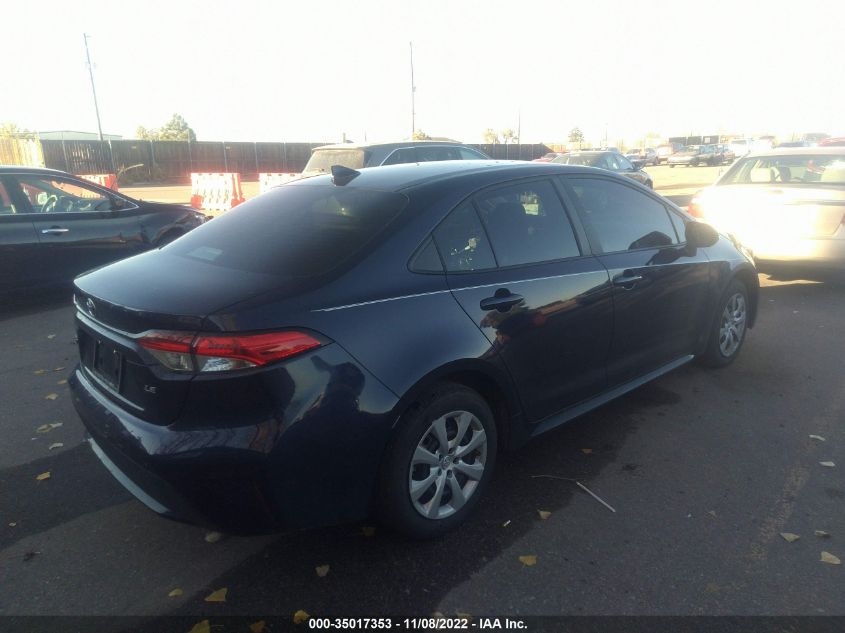 2022 TOYOTA COROLLA LE VIN: 5YFEPMAE2NP360855