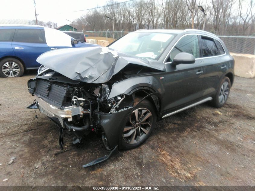 2022 AUDI Q5 S LINE PREMIUM VIN: WA1GAAFY4N2089379