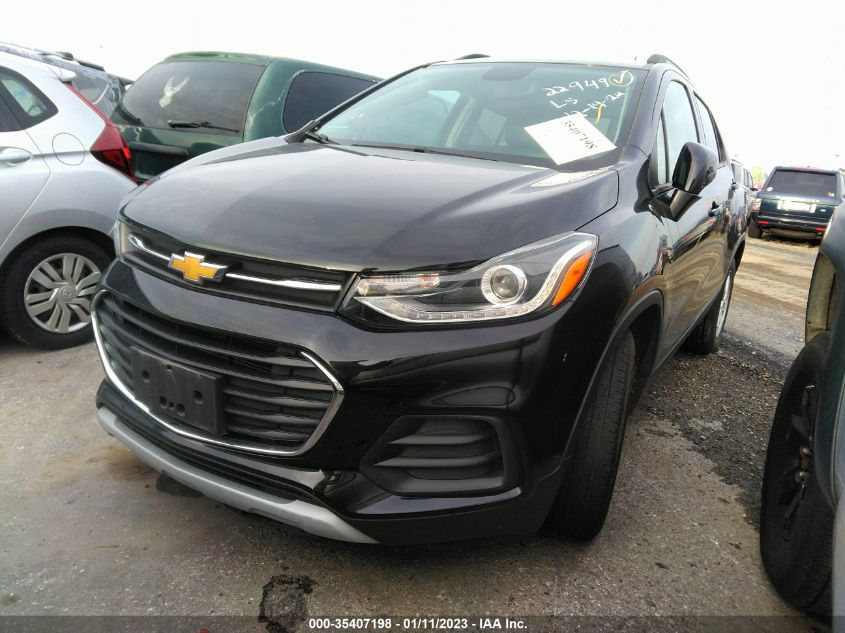 2021 CHEVROLET TRAX LT VIN: KL7CJLSB0MB313552