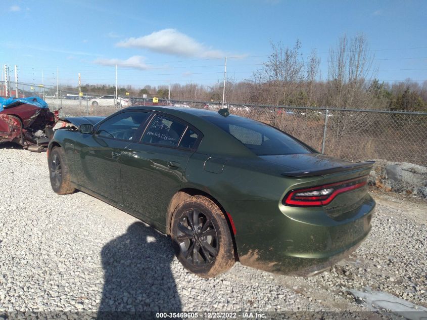 2022 DODGE CHARGER SXT VIN: 2C3CDXJGXNH190662