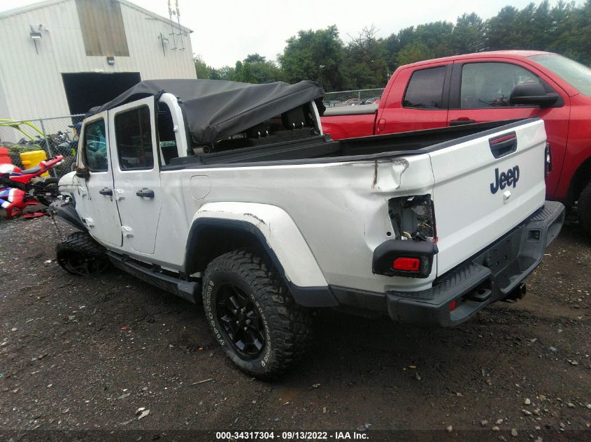2021 JEEP GLADIATOR WILLYS VIN: 1C6HJTAGXML570919