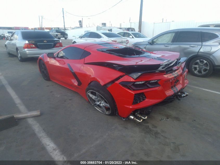 2021 CHEVROLET CORVETTE 3LT VIN: 1G1YC2D40M5106372
