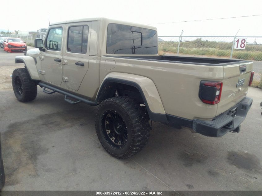2020 JEEP GLADIATOR OVERLAND VIN: 1C6HJTFG8LL162474