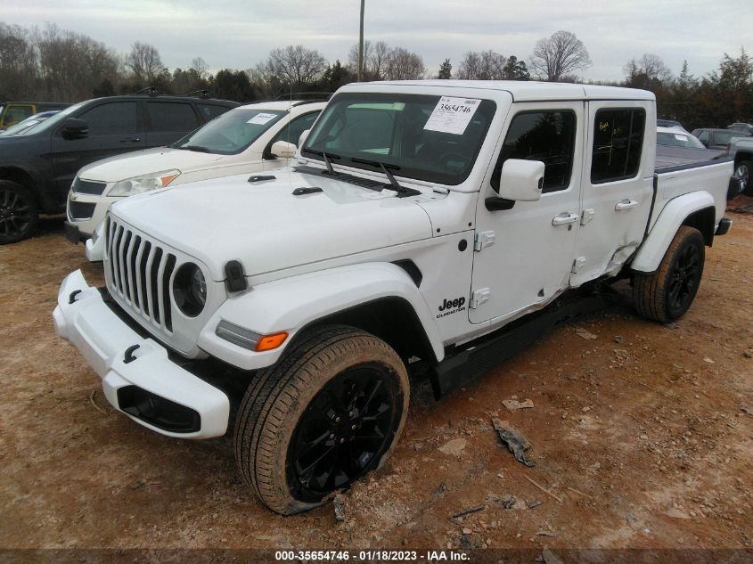 2021 JEEP GLADIATOR HIGH ALTITUDE VIN: 1C6HJTFG0ML608425