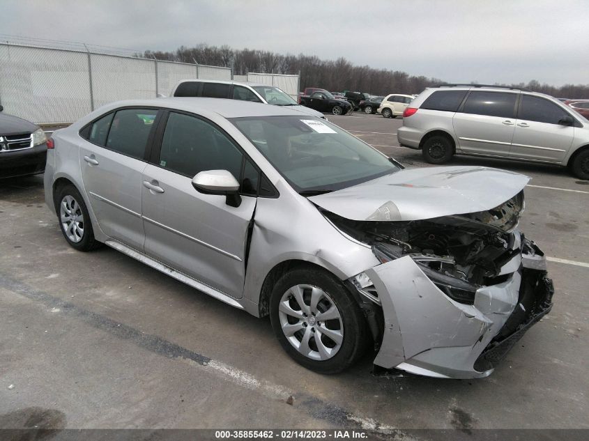2022 TOYOTA COROLLA LE VIN: 5YFEPMAE1NP312571