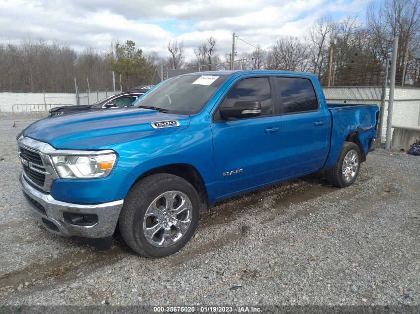 2021 RAM 1500 BIG HORN VIN: 1C6SRFFT9MN555550