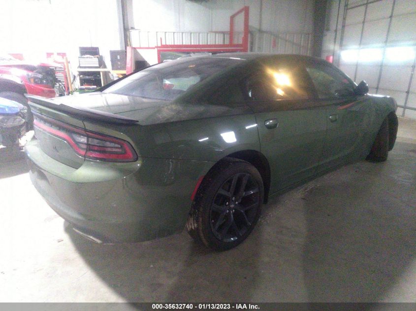 2022 DODGE CHARGER SXT VIN: 2C3CDXBGXNH208933