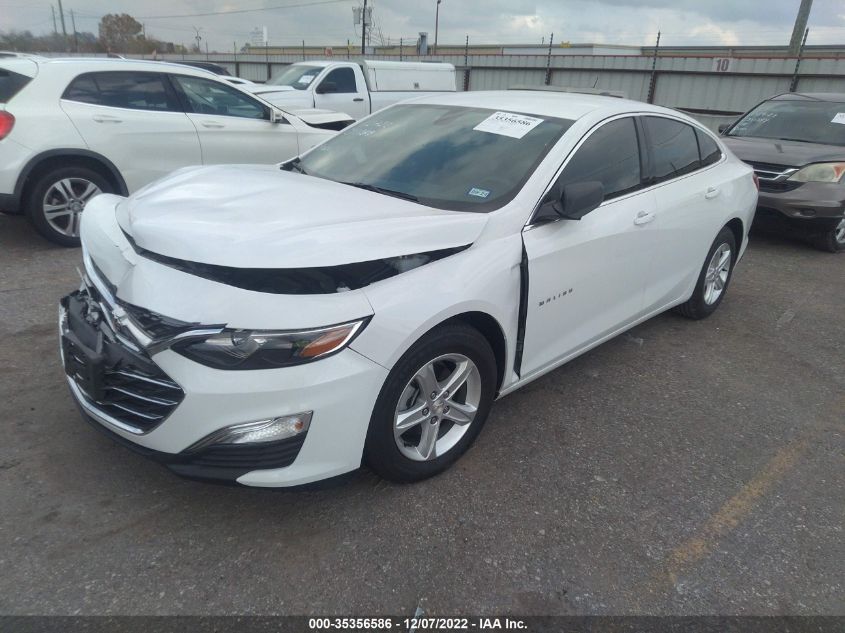 2022 CHEVROLET MALIBU LS VIN: 1G1ZB5ST0NF187548