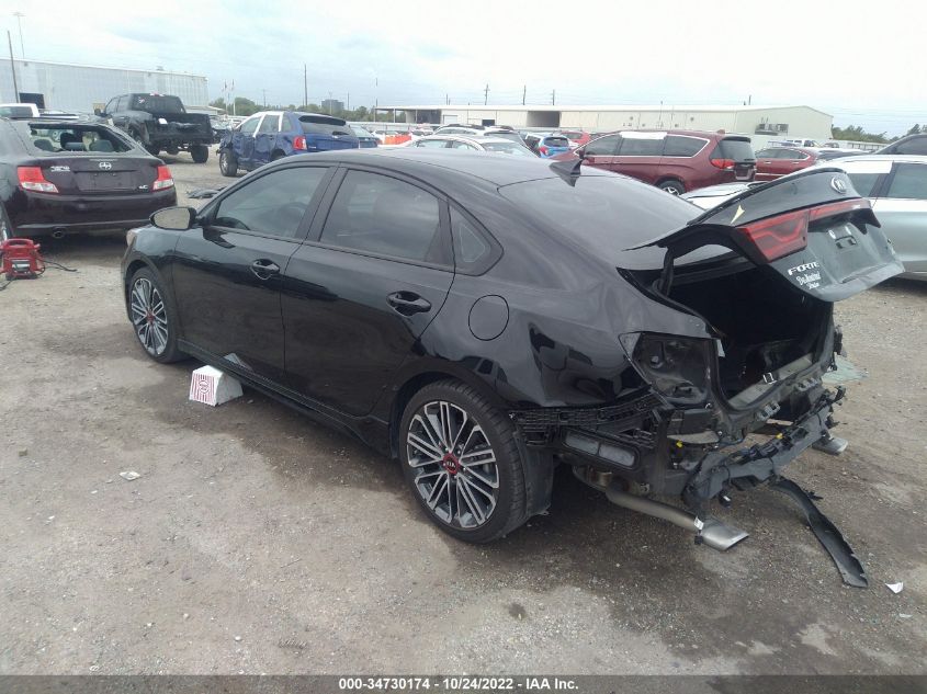 2021 KIA FORTE GT VIN: 3KPF44AC7ME314398