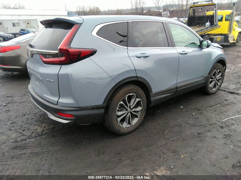 2022 HONDA CR-V EX VIN: 2HKRW2H5XNH659540
