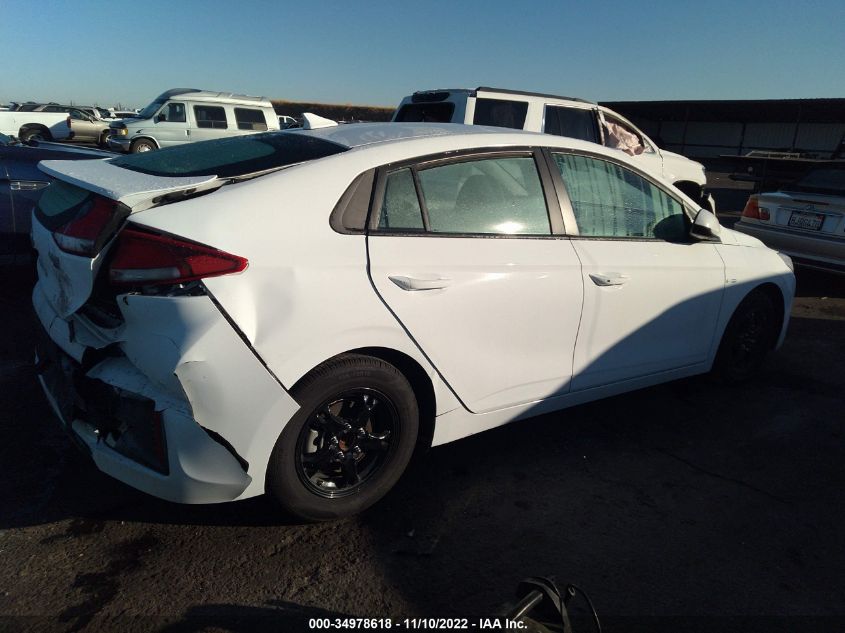 2020 HYUNDAI IONIQ HYBRID BLUE VIN: KMHC65LC8LU237164