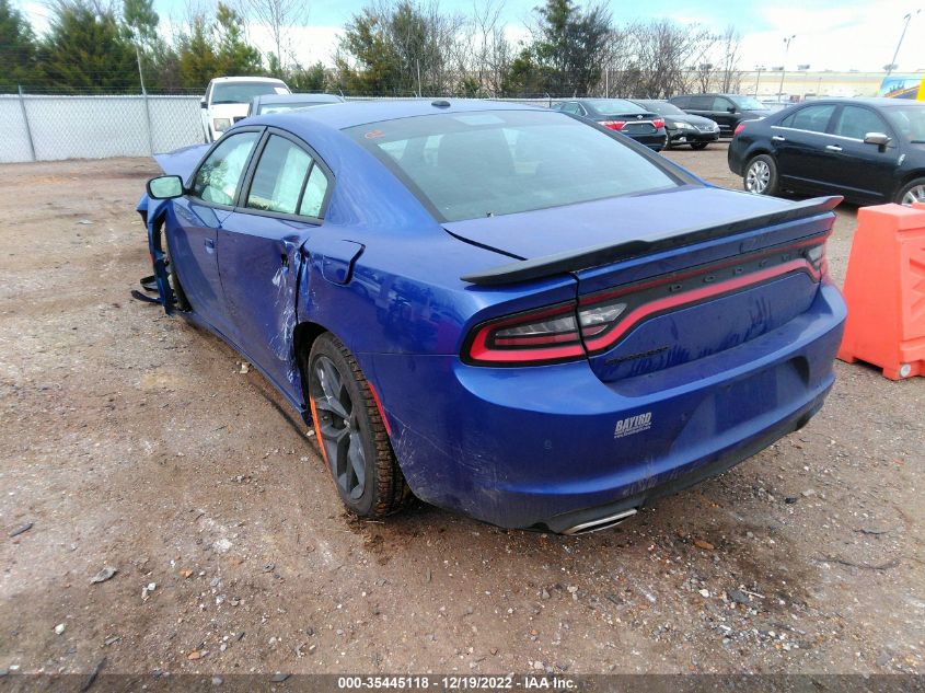 2022 DODGE CHARGER SXT VIN: 2C3CDXBG3NH231373