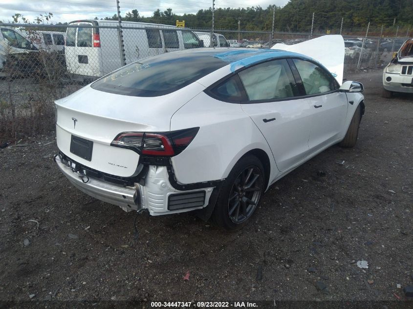 2022 TESLA MODEL 3 LONG RANGE VIN: 5YJ3E1EB0NF194858
