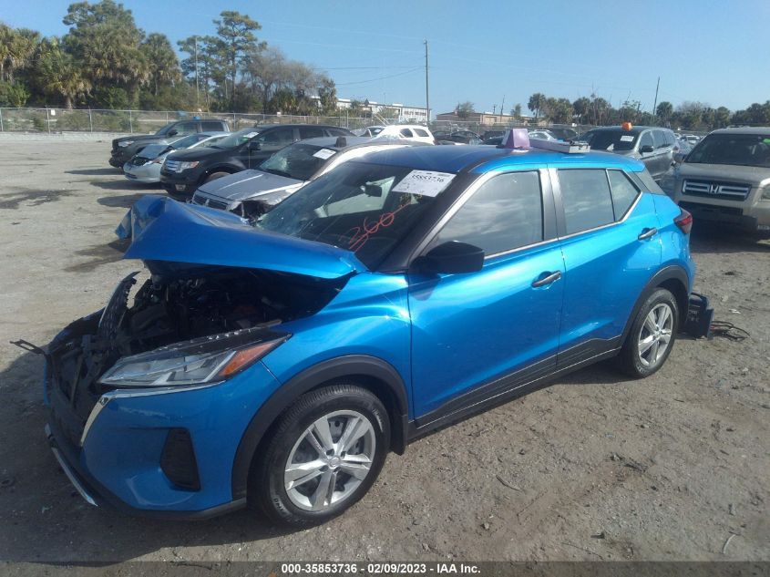 2022 NISSAN KICKS S VIN: 3N1CP5BV9NL527868