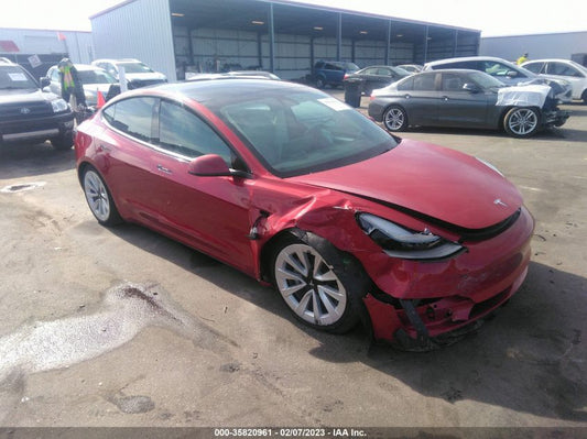 2022 TESLA MODEL 3 LONG RANGE VIN: 5YJ3E1EB1NF115567