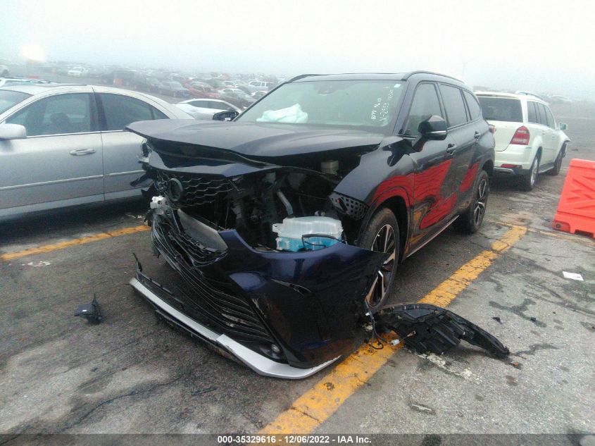 2021 TOYOTA HIGHLANDER XSE VIN: 5TDLZRAH3MS032553