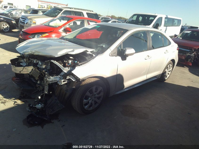 2022 TOYOTA COROLLA LE VIN: 5YFEPMAE2NP384329