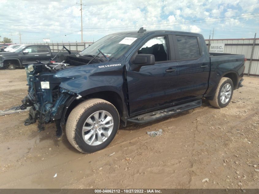 2022 CHEVROLET SILVERADO 1500 CUSTOM VIN: 3GCPABEK9NG622522