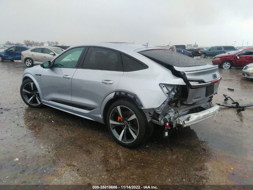 2022 AUDI E-TRON S SPORTBACK PREMIUM PLUS VIN: WA11CBGE3NB036120
