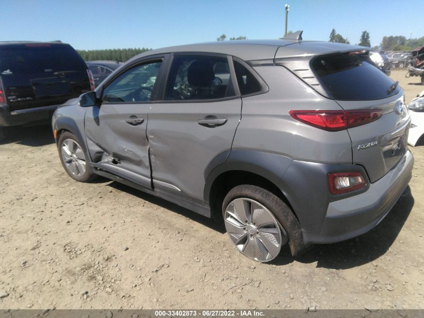 2021 HYUNDAI KONA EV LIMITED VIN: KM8K33AG4MU123033